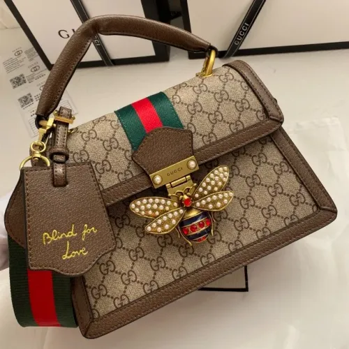 Bolsa Gucci Margaret 476541 Marron - com alça superior média