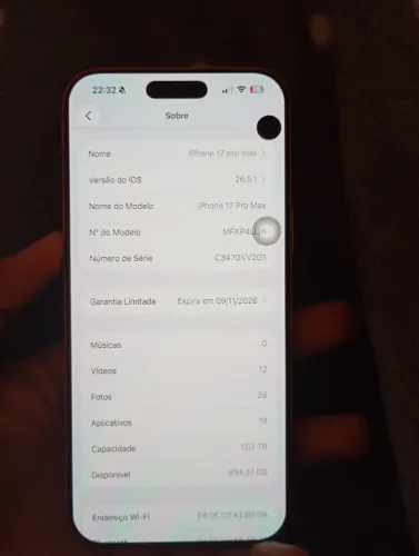 iPhone 17 pro max