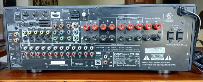 AV Surround Receiver Denon AVR-1909 - NÃO FUNCIONA