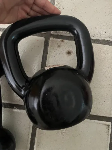 Kettlebell Emborrachado 10 kg - Excelente estado