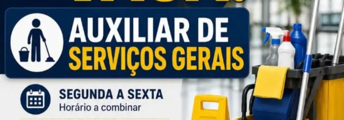 Procura se moça ou rapaz experiência em atendimento