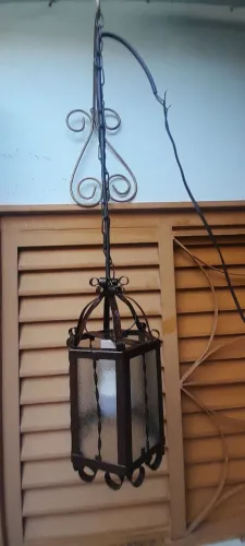 Luminária antiga 150 cada