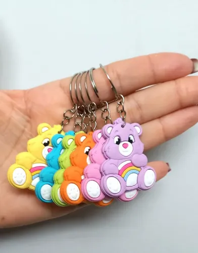Chaveiro Emborrachado Ursinhos Carinhosos anos 80/90 - Ideal para lembrancinhas
