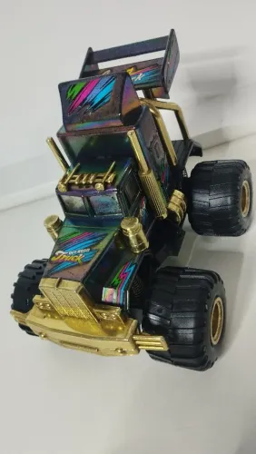 Caminhão Monstro de Brinquedo Vintage Marca:YCT "Laser Truck R$:300 Reais Muito Raro...