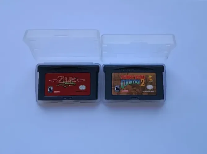Kit 2 Jogos Gba Zelda The Minish Cap + Donkey Kong Country 2