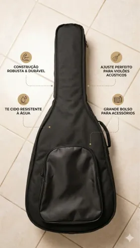 Capa de violão - pouco uso