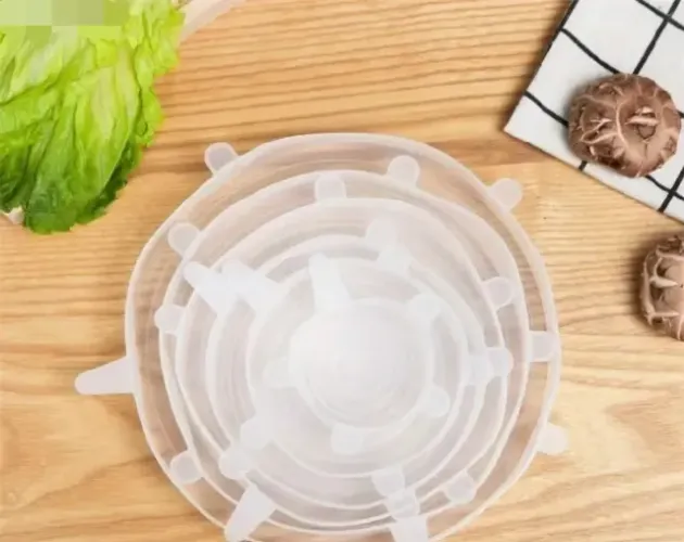 6 tampas de silicone multiuso