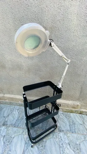 Carrinho auxiliar last design com Ring light 
