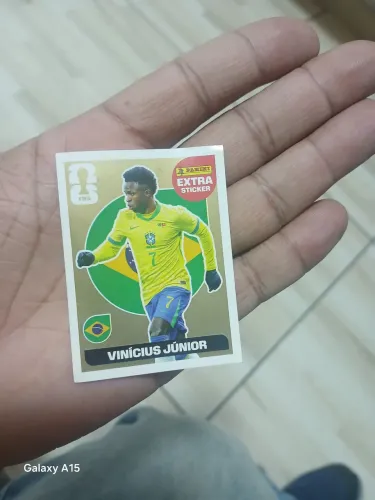 figurinha vini Junior gold 