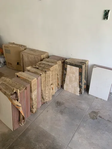 04 Caixas Piso Cerâmico 57x57 Novo C/ Nota Fiscal