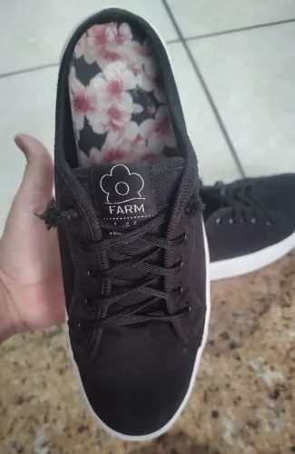  tênis farm flatform preto 38/39