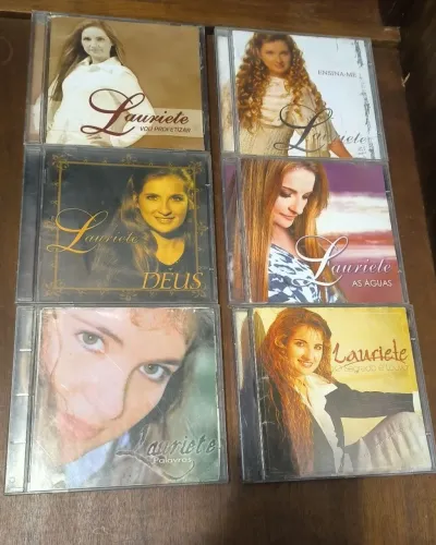 Lote 6 CDs Originais Lauriete Gospel