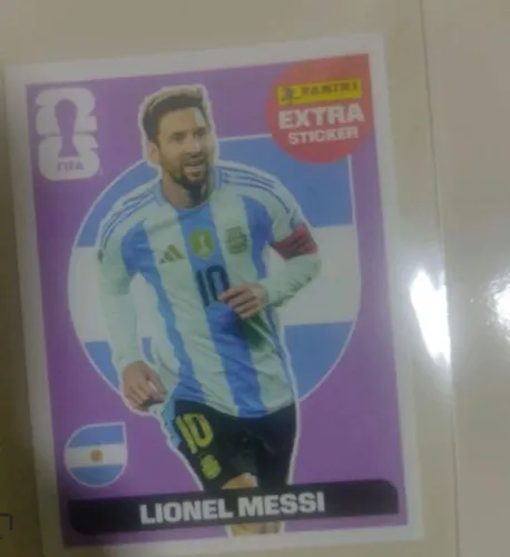 Figurinha Legend Lionel Messi Lilás/Roxo Copa 2026