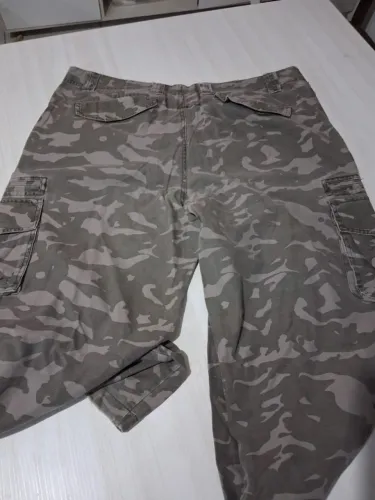 calça cargo camuflada masculina tamanho 44
