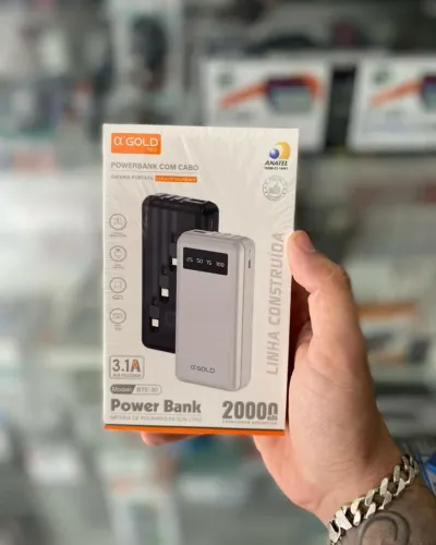Carregador portátil 20 mah