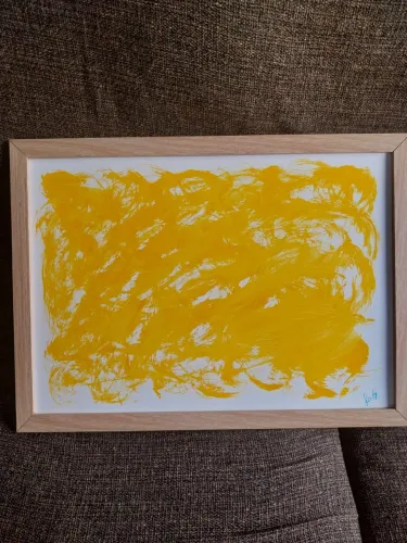 Quadro decorativo pintado à mão / novo! Para vends ou troca.