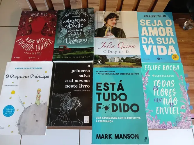 Livros usados em ótimo estado - diversos títulos