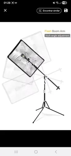 Suporte de Tripe fotografia. Suporte para rebatedor, flash e softbox