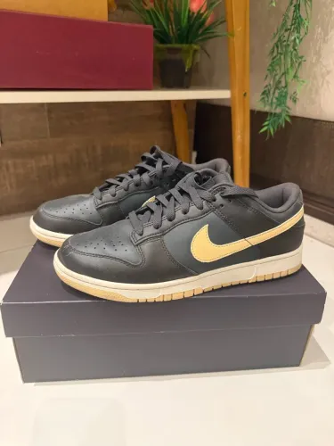 nike dunk low retro black sesame