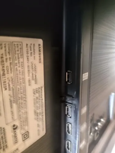 Samsung Smart TV 55" UN55AU7700 - Para Retirada de Peças
