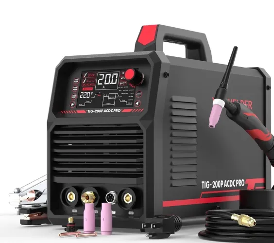 YESWELDER TIG-200P AC/DC Pro + acessórios (sem pedal)