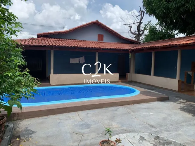 Casa Térrea Colonial com Piscina e Churrasqueira - St Faicalville  Goiânia/GO