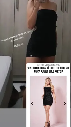 Vendo esse vestido da Planet, usado apenas 2 vezes