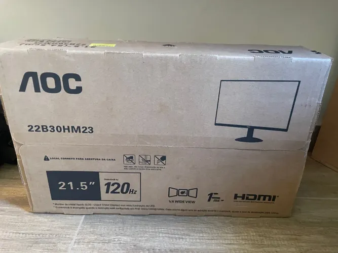 Monitor AOC 21.5pol 120hz