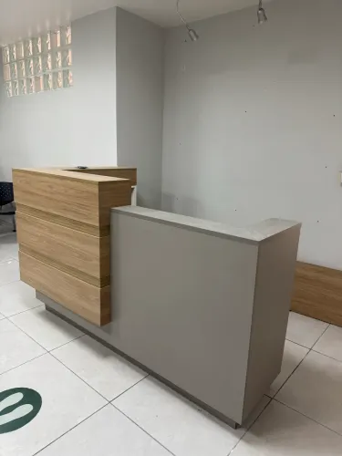 Balcão para recepção