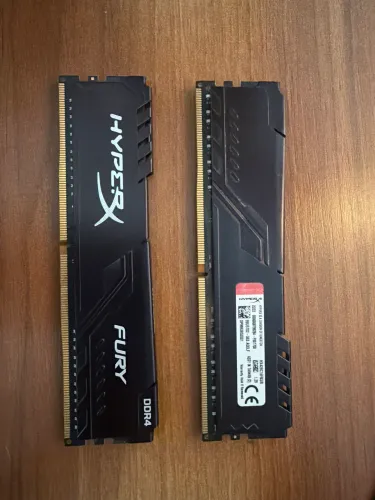 Memória DDR 4 HyperX Fury 8gb x 2
