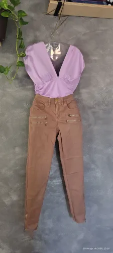 Body lavanda tamanho único