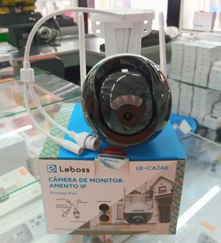 Câmera IP de Segurança Dome Wifi Alta Definição Visão 360 Graus A18 Premium - Wifi Smart C