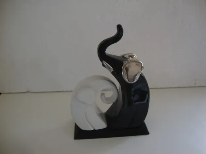 Enfeite para mesa decoração Elefante Cerâmica .