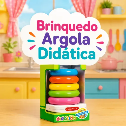Brinquedo Argola Didática Poliplac