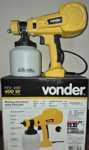 Pistola Elétrica para Pintura vonder PEV 400 W