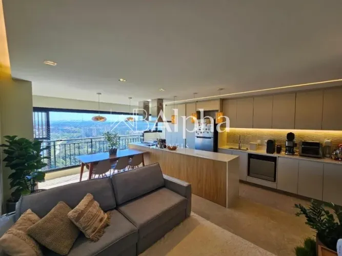 Apartamento à venda no On The Park com vista livre para o parque em Alphaville - Barueri