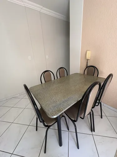 Mesa Granito 6 cadeiras