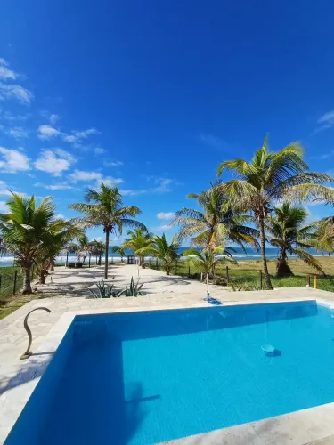 Pé na Areia temporada Casa Francesa +Chalé Piscina