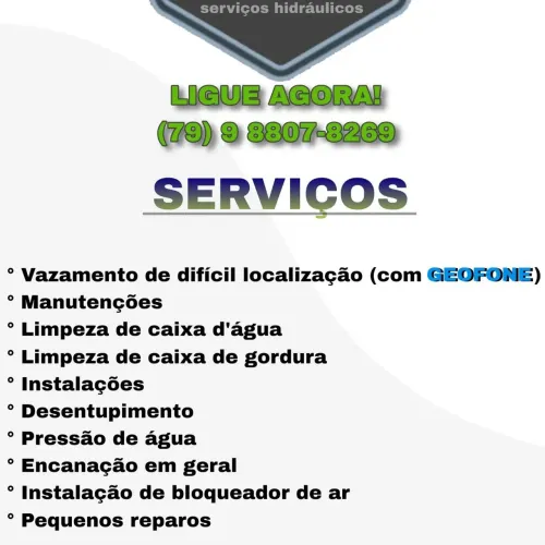 Encanador e Bombeiro Hidráulico 
