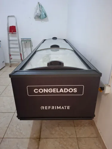 Freezer ilha de congelados