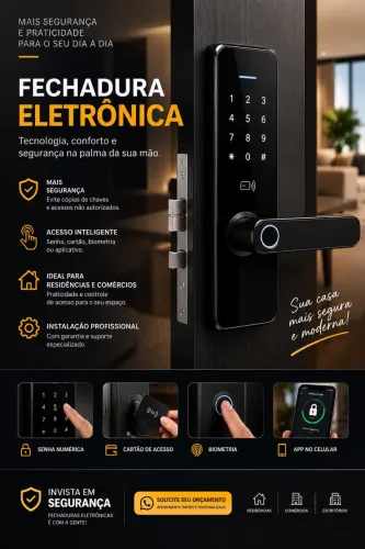 Vendo fechadura DIGITAL nova na caixa nunca foi usada