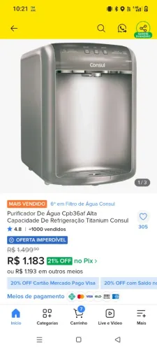 Purificador de água