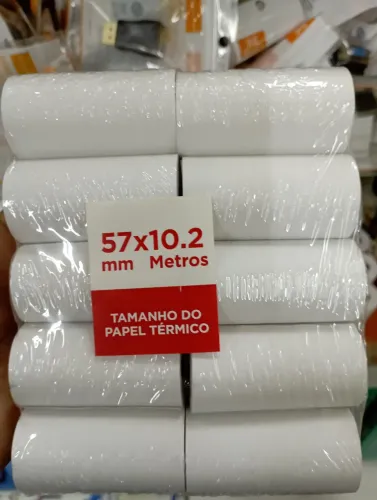 Kit Bobinas Térmicas 58mm P/ Mini Impressora Térmica