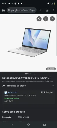 Notebook Asus