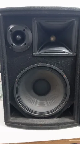 Par de caixas acústica 3 vias 600 watts
