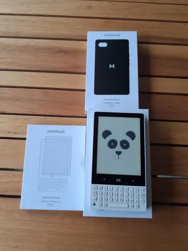 Minimal Phone MP01 - 128gb + 8gb (Edição Panda, Minimal Company) Android E-Ink