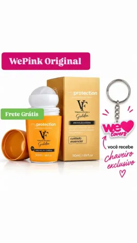 Desodorante Roll-on VF GOLDEN WePink Original + Chaveiro Exclusivo 