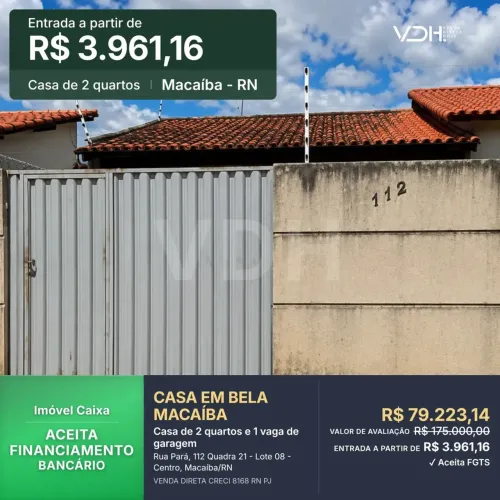 CASA EM BELA MACAÍBA