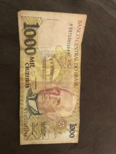 Vendo Nota de 1000 Cruzeiros para colecionadores
