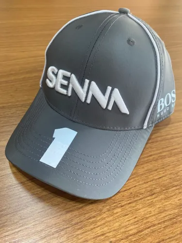 Boné Esportivo Senna- Cinza
